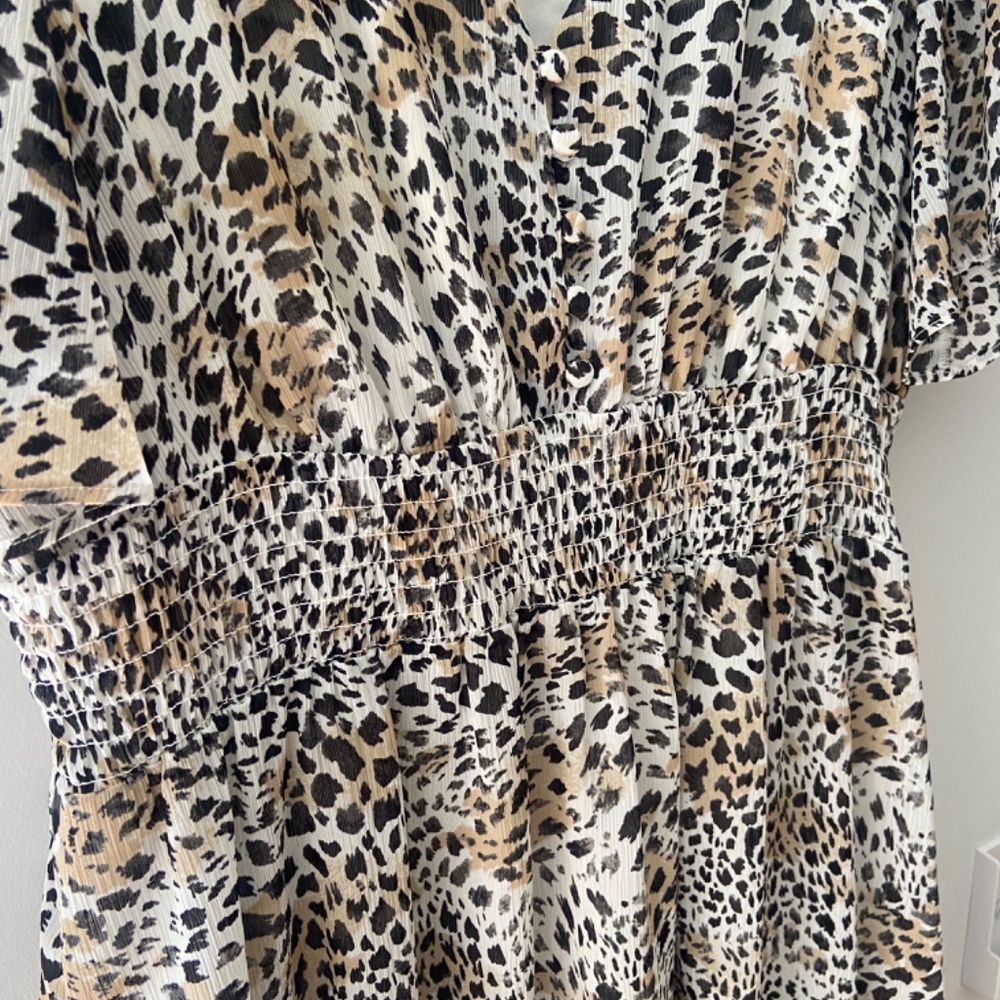 Tokito animal print midi dress - Picture 2 of 3